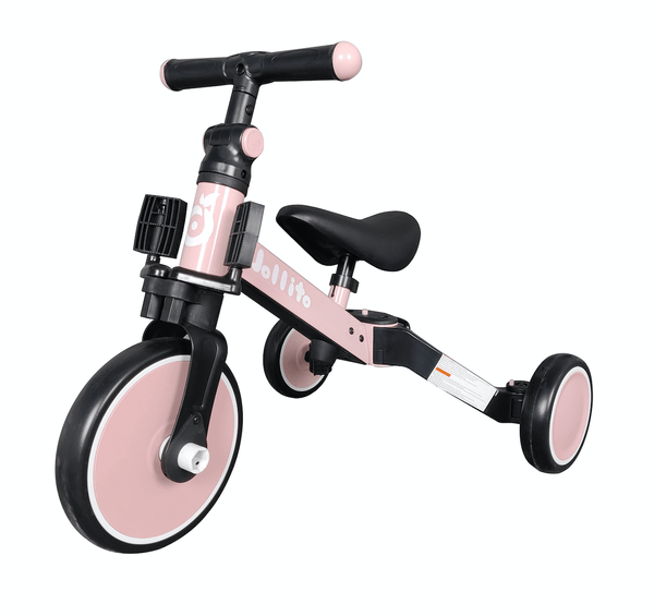 Jollito 3-in-1 Kids Tricycle Indoor/Outdoor Pushbike Balance Bike